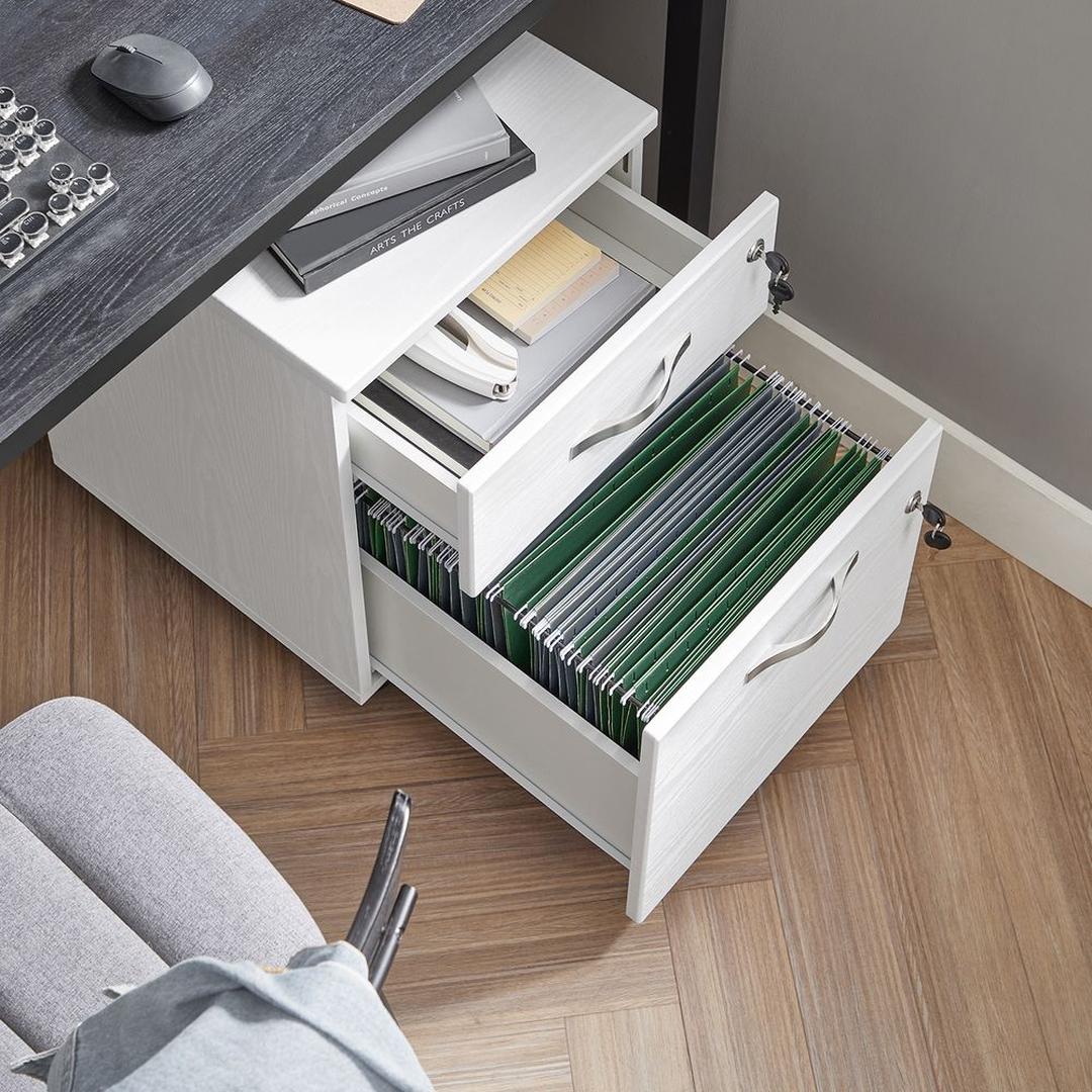 Verrijdbare Ladecontainer met Dubbele Slotfunctie – Afsluitbare Opbergunit op Wielen voor Kantoor en Thuis