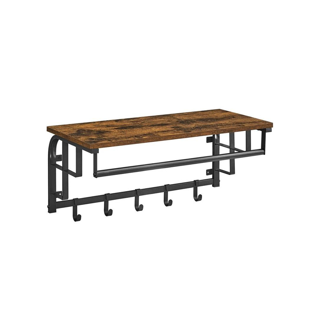 Wandkapstok in Industriële Stijl – Metalen Garderobe voor Hal of Entree