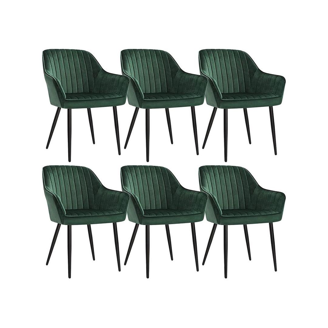 Suède Eetkamerstoel – Verkrijgbaar per 1 tot 6 Stuks – Comfortabele Stoel voor Eetkamer of Keuken