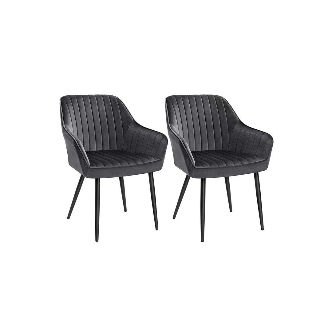 Suède Eetkamerstoel – Verkrijgbaar per 1 tot 6 Stuks – Comfortabele Stoel voor Eetkamer of Keuken