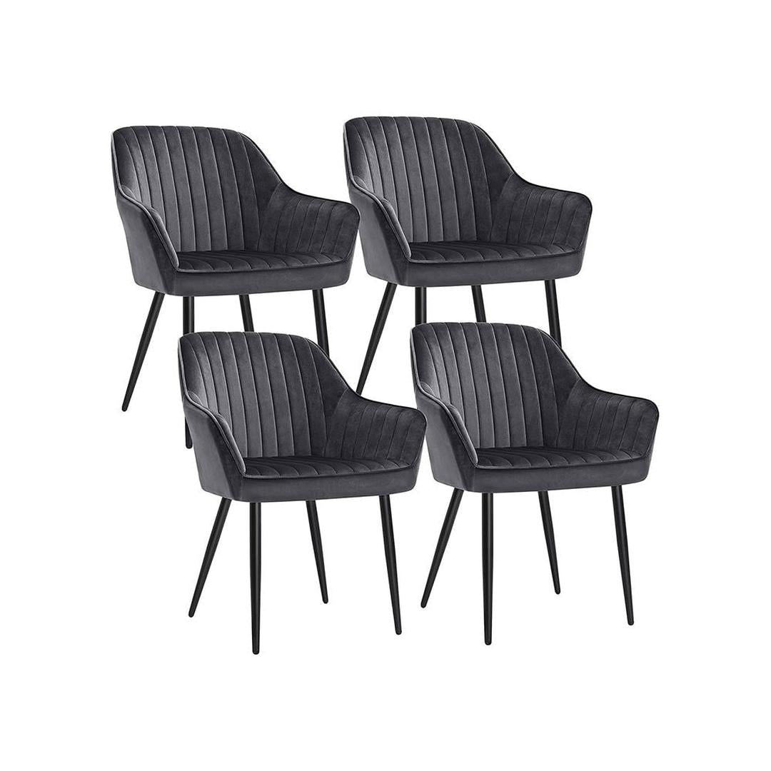 Suède Eetkamerstoel – Verkrijgbaar per 1 tot 6 Stuks – Comfortabele Stoel voor Eetkamer of Keuken