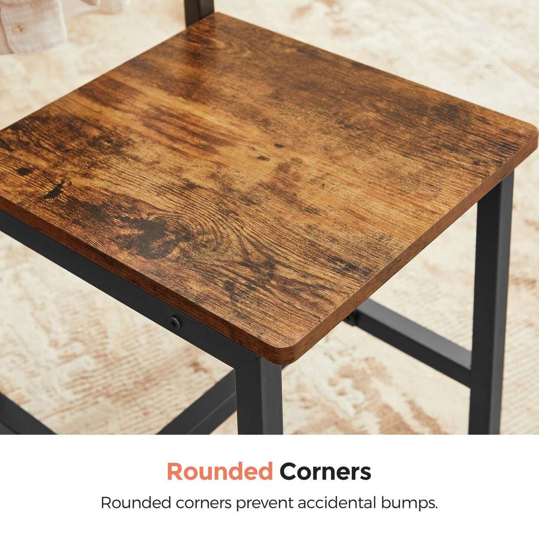 Set van 2 Eetkamerstoelen – Comfortabele Stoelen voor Eetkamer of Keuken