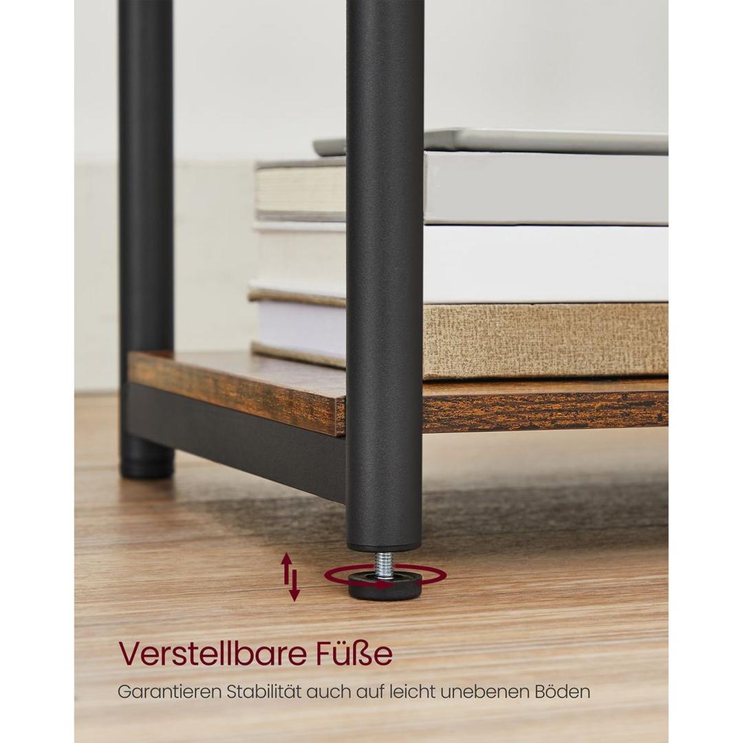 Nachtkastje met Geïntegreerd Stopcontact – Praktisch Bedmeubel met Stroomvoorziening voor Slaapkamer