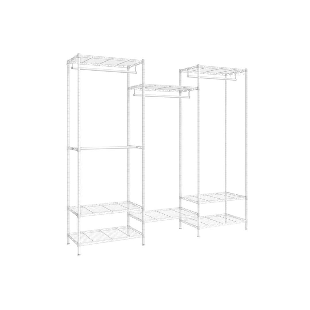 Open Kledingkast met Verstelbare Legplanken – Flexibele Opbergkast voor Slaapkamer of Dressing