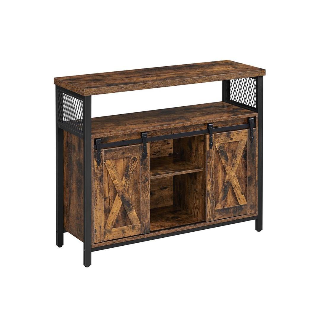 Opbergdressoir met Twee Schuifdeuren – Ruim Sideboard voor Woonkamer of Eetkamer