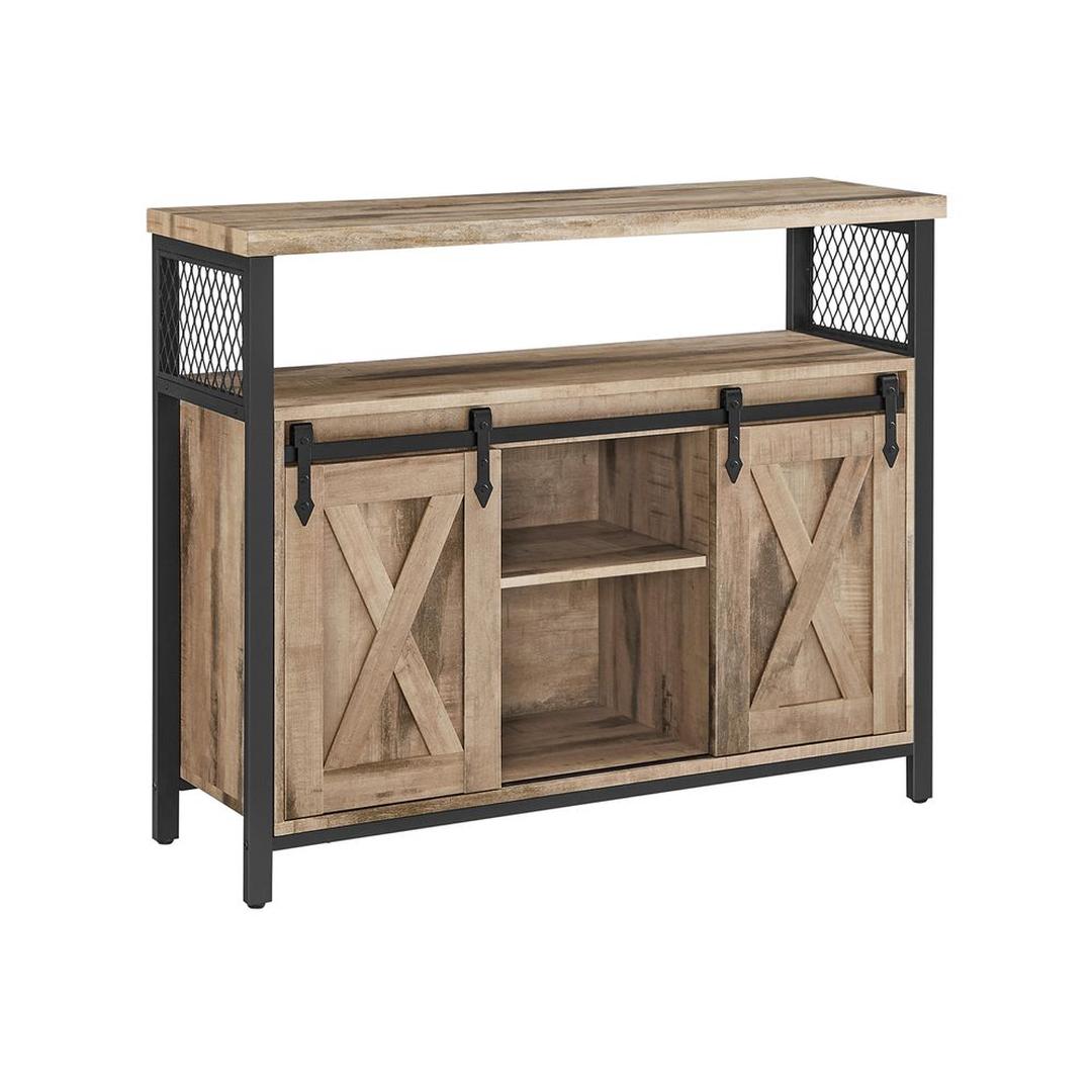 Opbergdressoir met Twee Schuifdeuren – Ruim Sideboard voor Woonkamer of Eetkamer