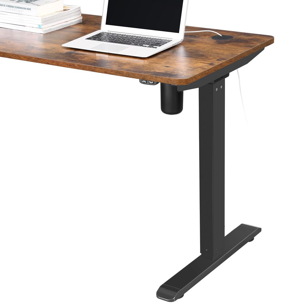 Elektrisch In Hoogte Verstelbaar Bureauframe – Verstelbaar van 115–147 cm Breed en 71–112 cm Hoog – Zonder Bureaublad
