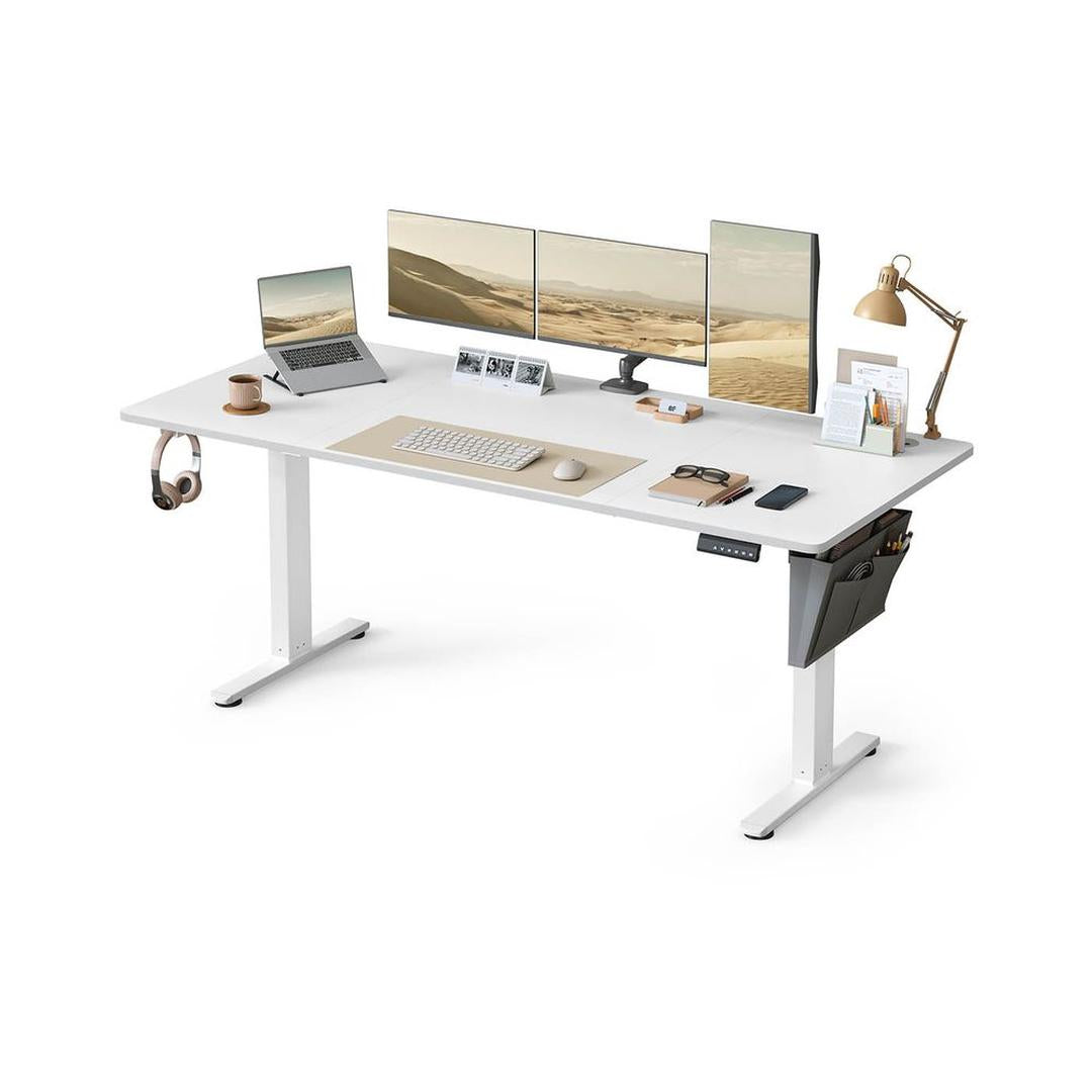 Elektrisch Zit-Sta Bureau – 180 x 80 cm – Hoogte Verstelbaar – Inclusief Kabelbeheer