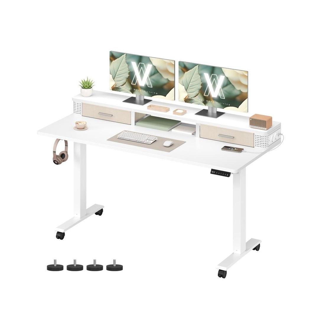 Elektrisch In Hoogte Verstelbaar Bureau – Zit-Sta Werkplek met Motorische Verstelling voor Thuis en Kantoor