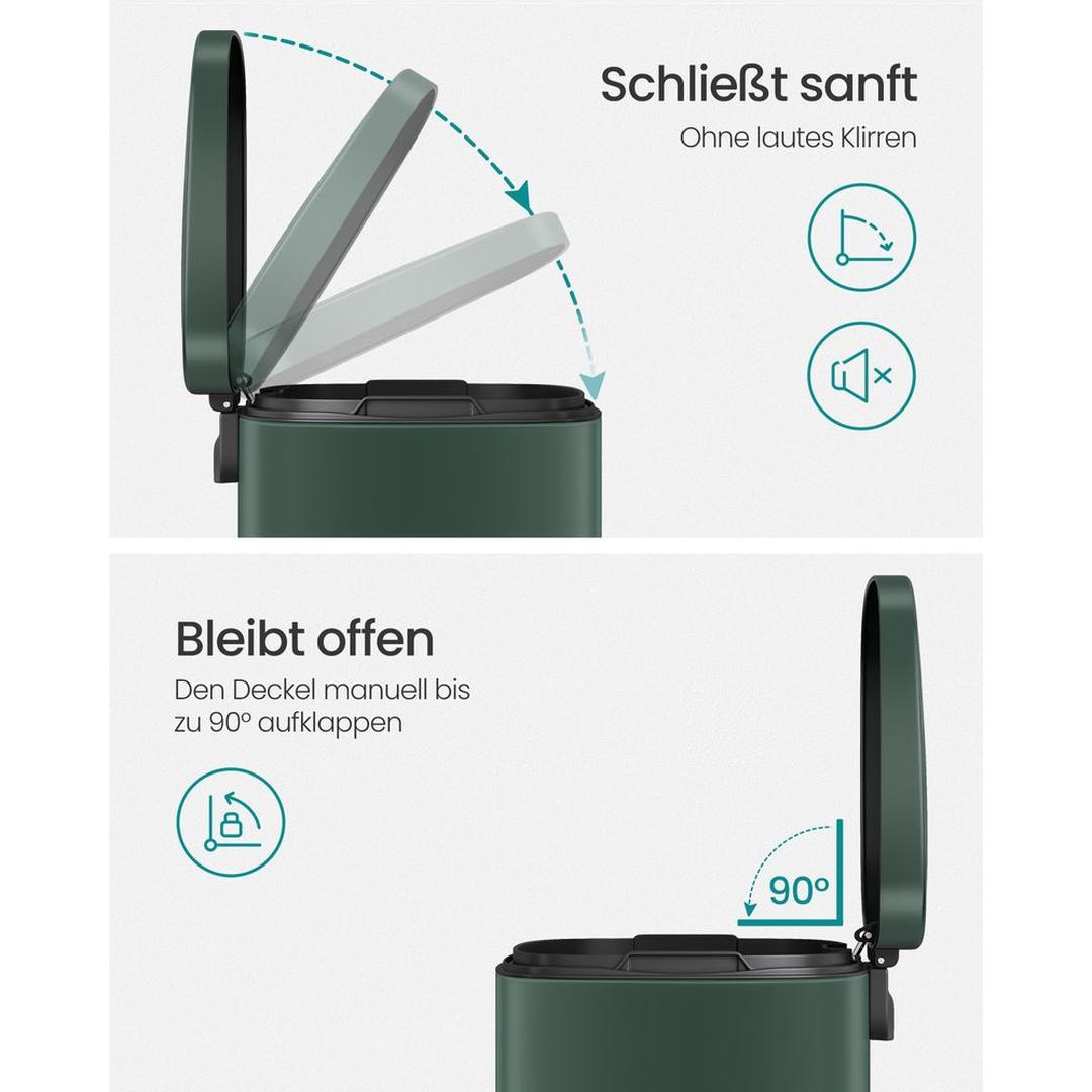 Keukenafvalbak 30 Liter – Vrijstaande Vuilnisbak met Deksel