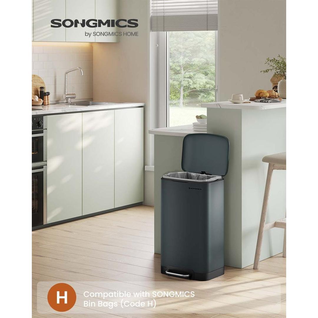 Vrijstaande Afvalbak 30 Liter – Praktische Vuilnisemmer voor Keuken, Kantoor of Bijkeuken
