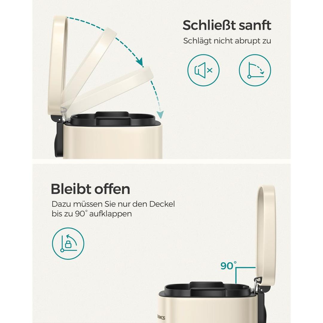 Keukenafvalbak 30 Liter – Vrijstaande Vuilnisbak met Deksel