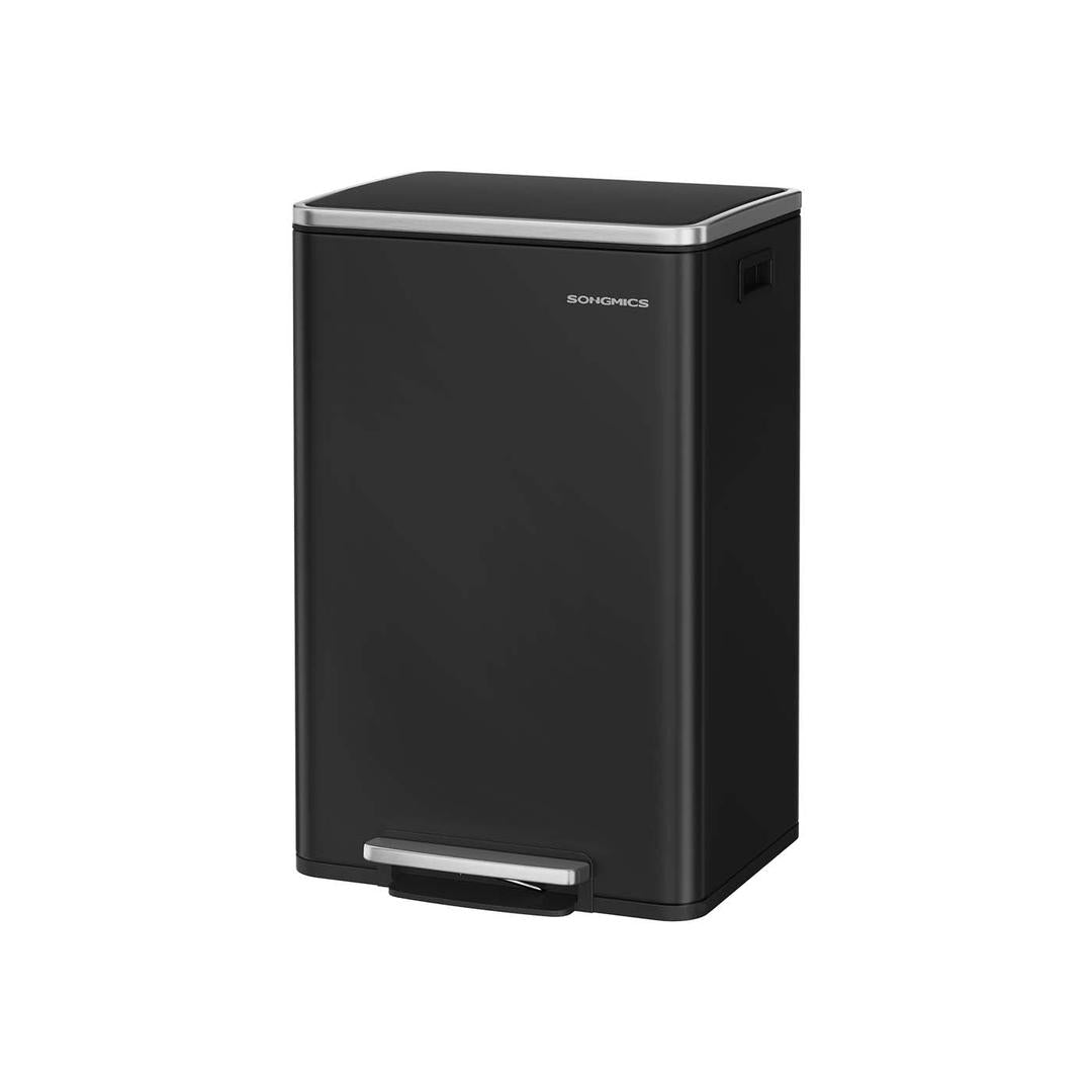 Pedaalemmer 50 Liter met Geruisloos Sluitdeksel – Afvalbak met Uitneembare Binnenemmer en Inclusief Afvalzakken