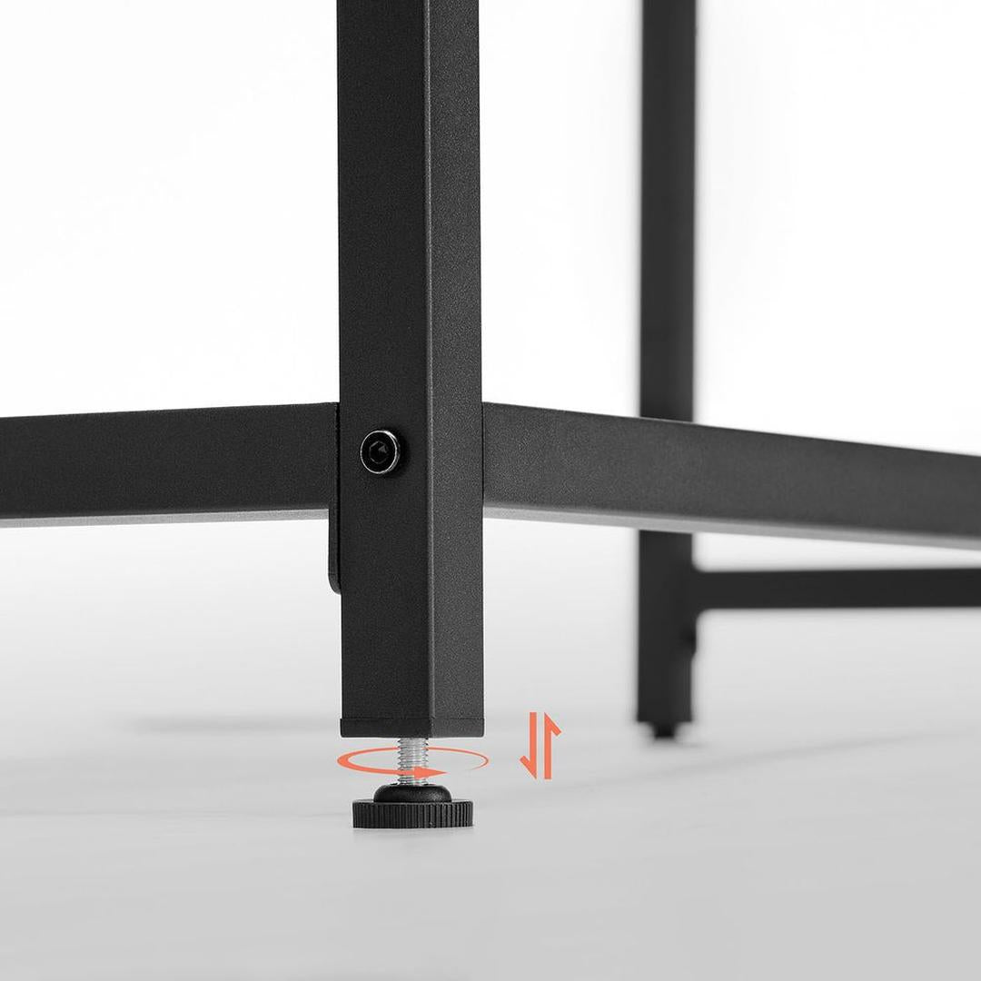 Compact Bureau met Metalen Frame – 50 × 80 × 76 cm – Stevig Werkblad voor Thuiswerk en Studie