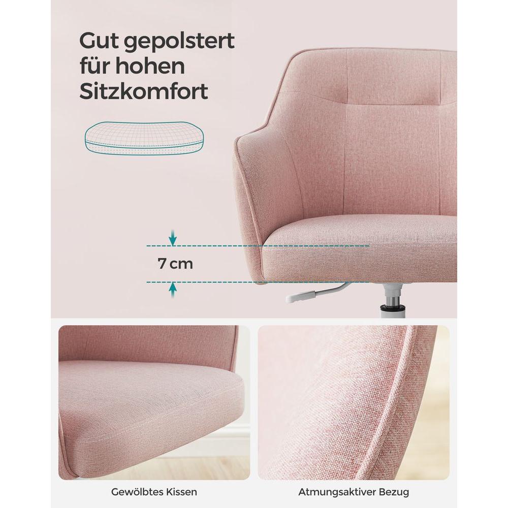 In Hoogte Verstelbare Bureaustoel – Comfortabele Werkstoel voor Thuis en Kantoor
