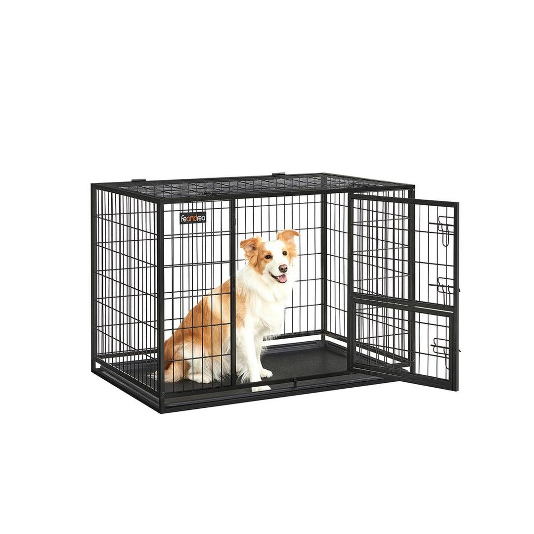 Draagbare Hondenbench met Stevige Constructie – Opvouwbare Transportkooi voor Hond