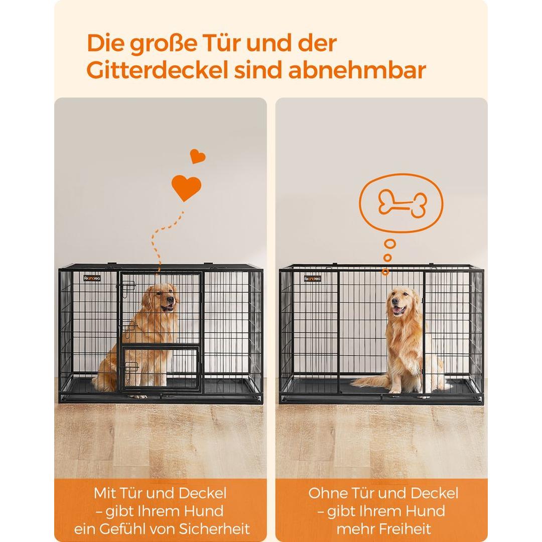 Draagbare Hondenbench met Stevige Constructie – Opvouwbare Transportkooi voor Hond