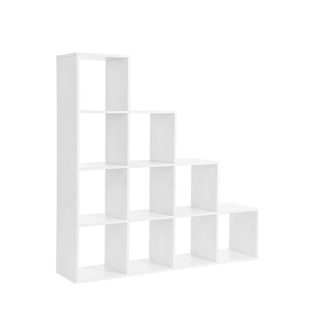Boekenkast met 10 Kubusvakken – Open Opbergkast voor Boeken, Decoratie en Accessoires