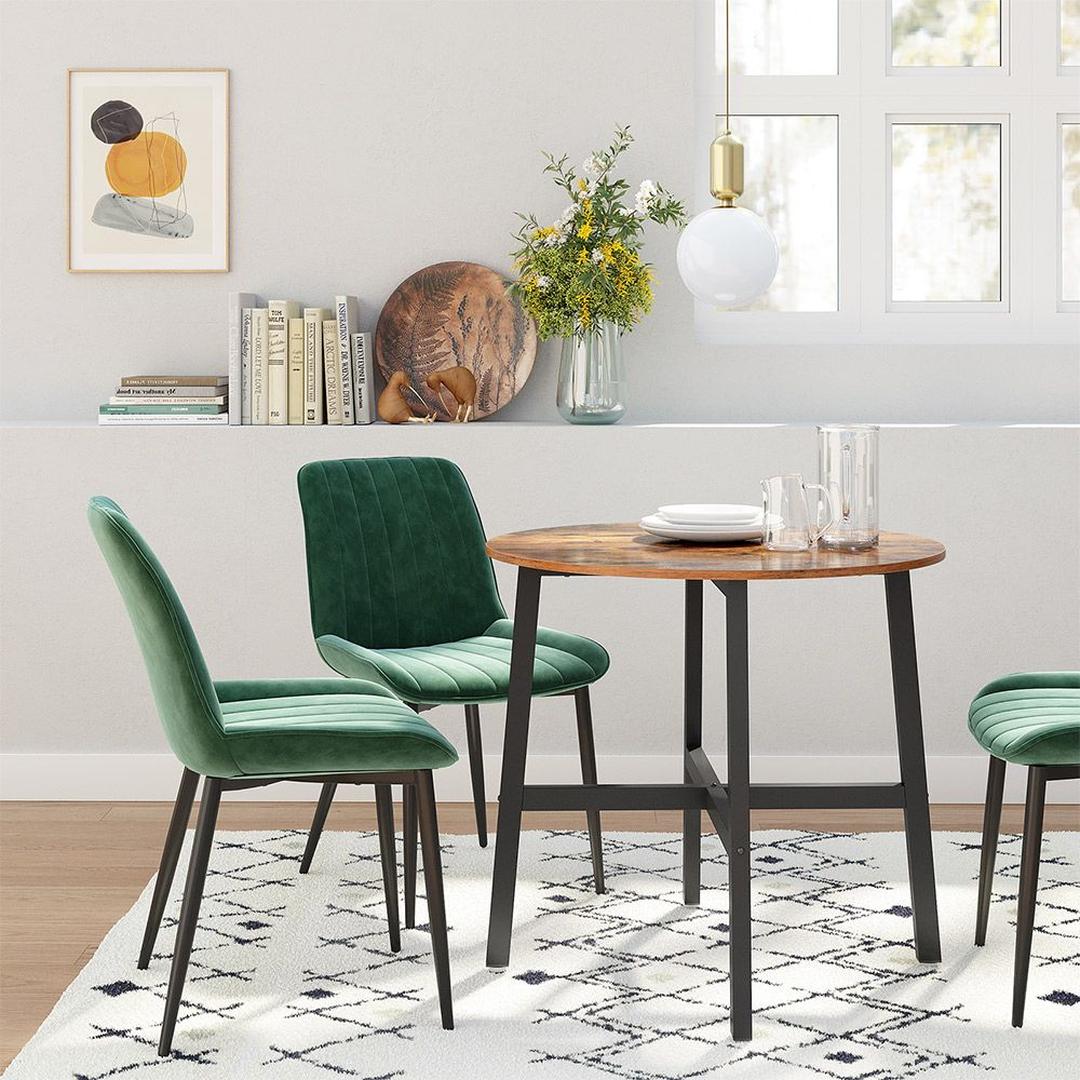 Ronde Keukentafel 80 × 75 cm – Compacte Eettafel voor Keuken of Eetkamer