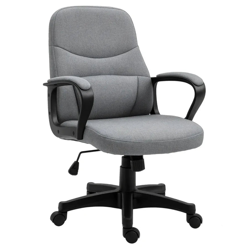 Bureaustoel met massagefunctie – gaming- en kantoorstoel – polyester en schuim – nylon onderstel – zwart