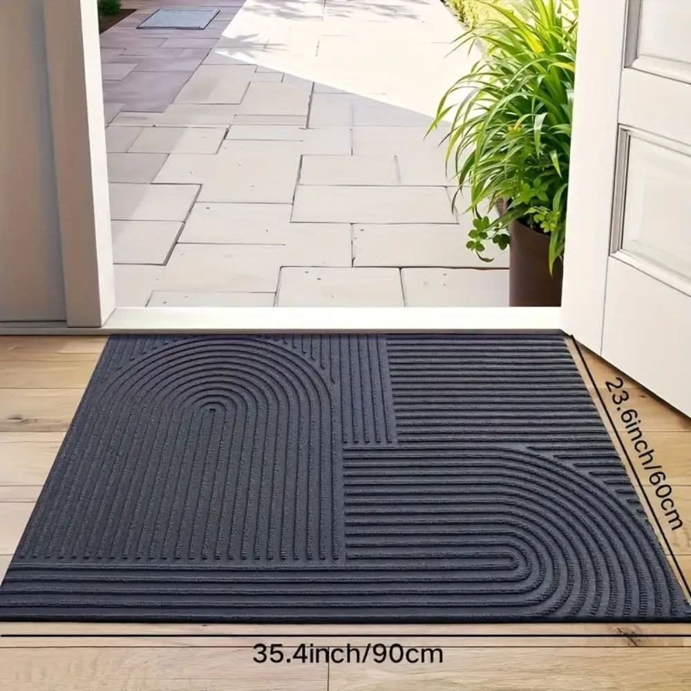 Almstad mat van absorberend polyester surface with antislip tpr backing – detail van de rand