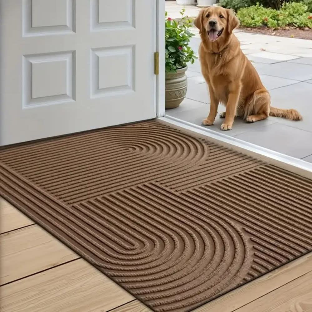 Almstad mat van absorberend polyester surface with antislip tpr backing – van bovenaf gezien