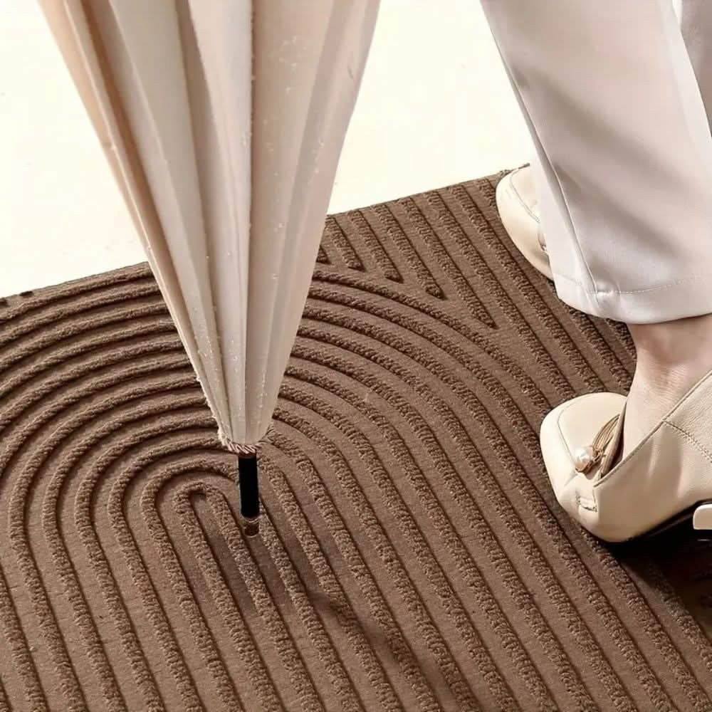 Almstad mat van absorberend polyester surface with antislip tpr backing – geplaatst in een interieur