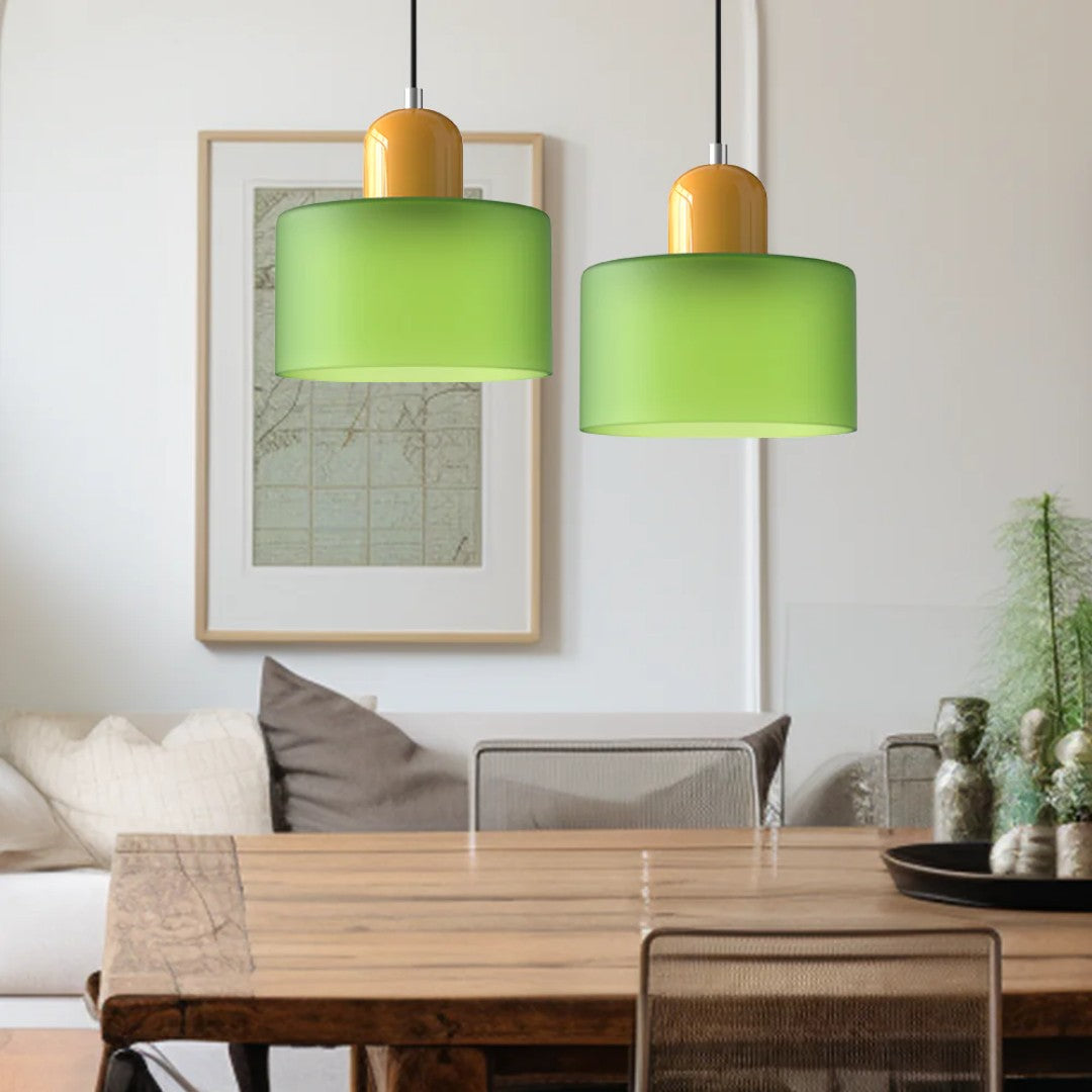 Arvid hanglamp van glas en metaal – sfeerbeeld in huis