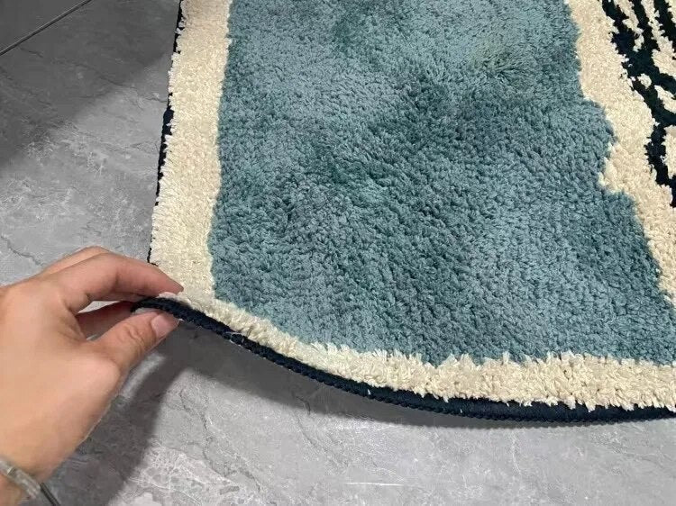 Brekke badmat van polyester en acryl – close-up van het materiaal