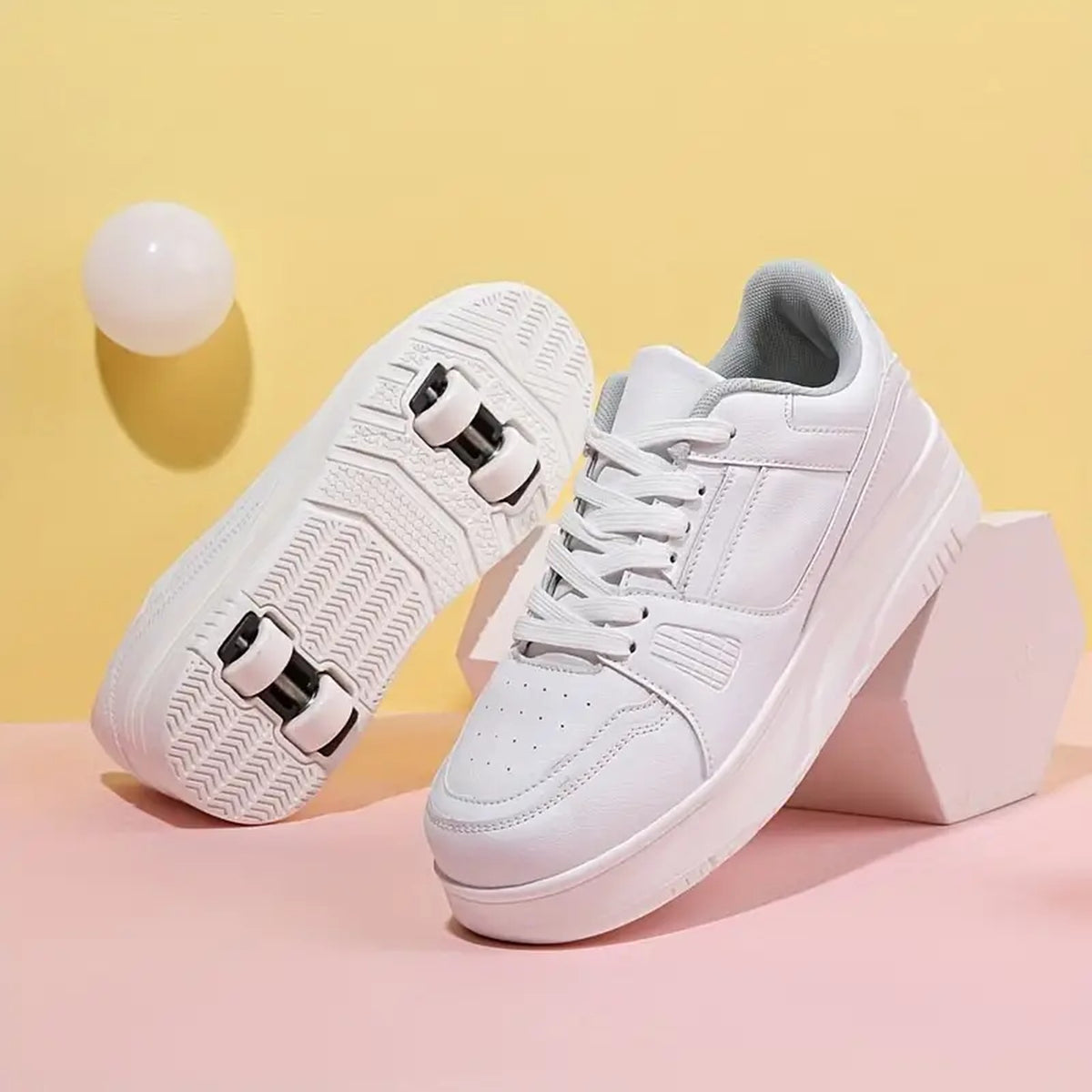 rollersportschoen – detail van de rand