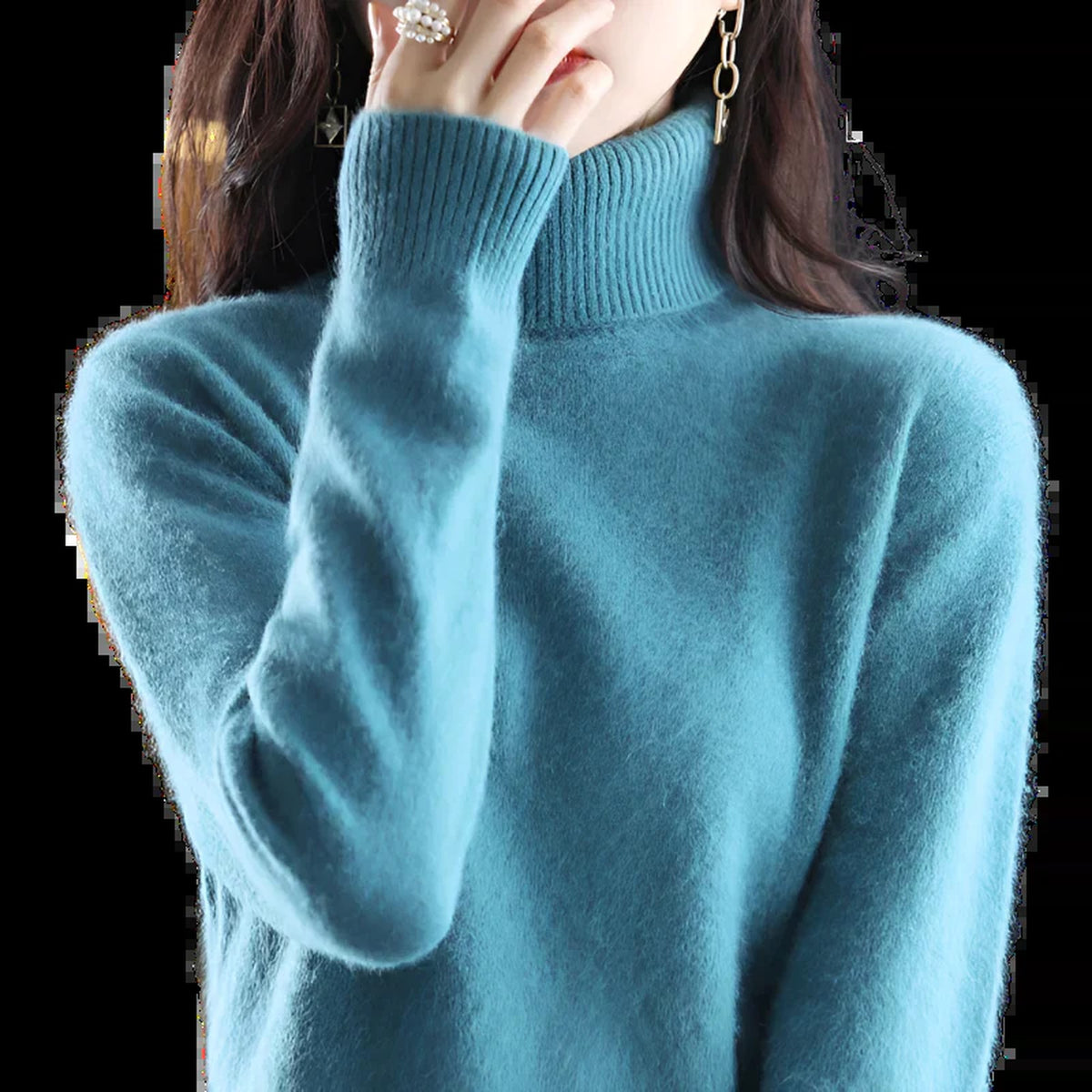 coltrui in mistblauw – schuin van voren