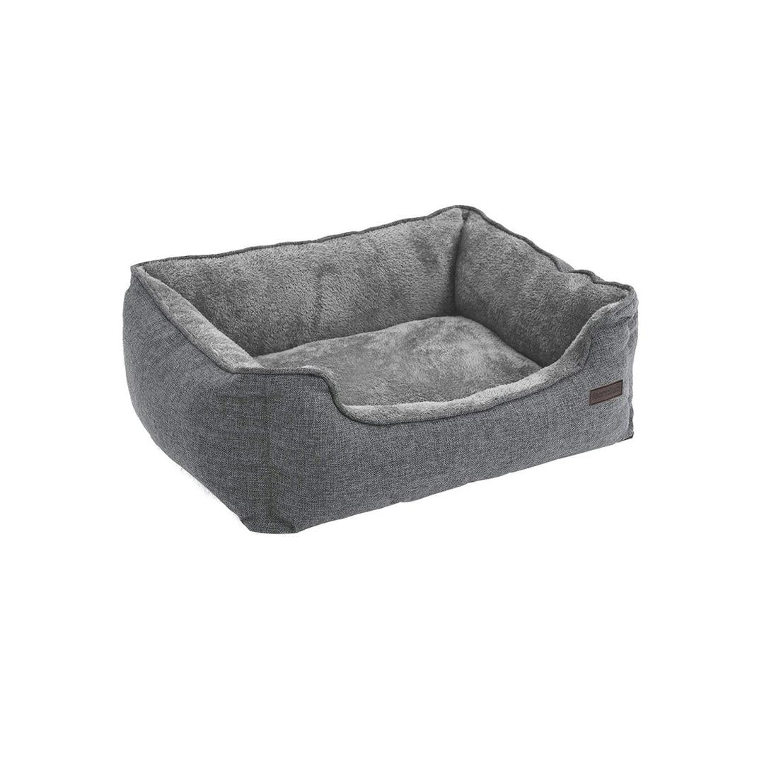 Hondenmand met antislip bodem – 70 x 55 x 21 cm – afneembare wasbare hoes – pluche ligoppervlak