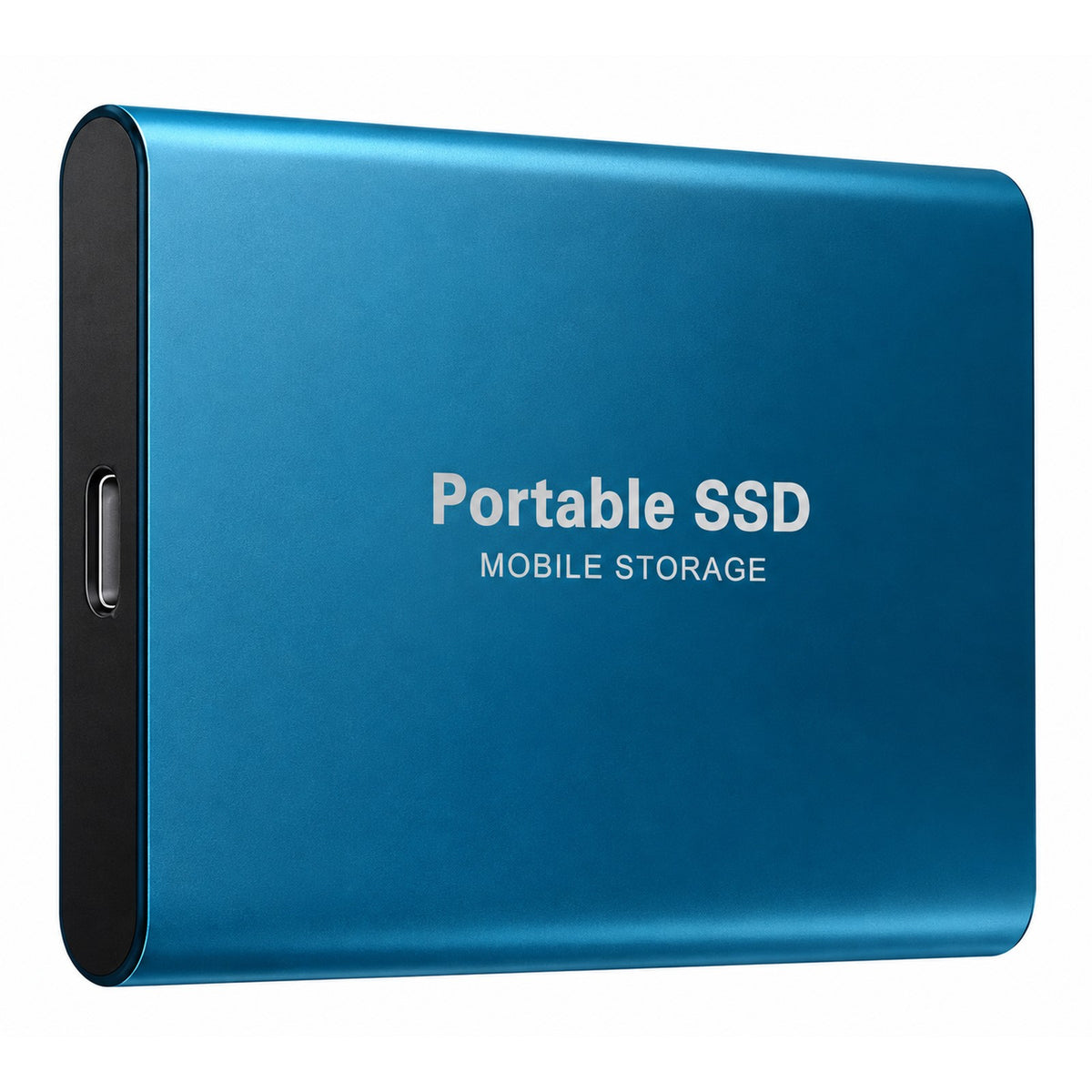 ssd in grijs van aluminiumlegering – zijaanzicht