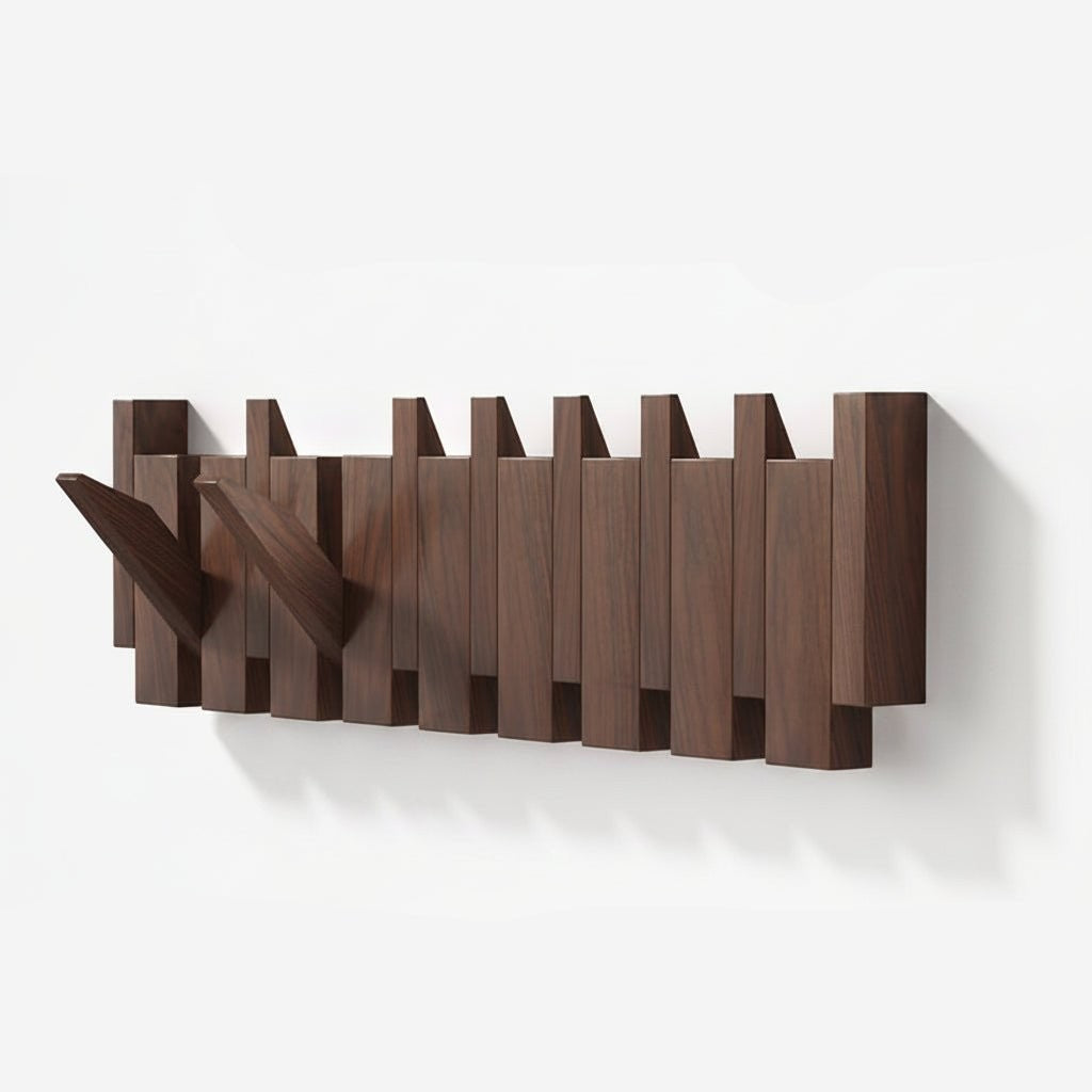 Dalvard kapstok van walnut and beech – van bovenaf gezien