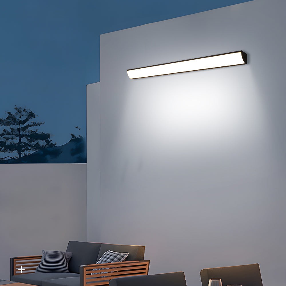 Dalvik wandlamp van aluminium en pvc – van bovenaf gezien