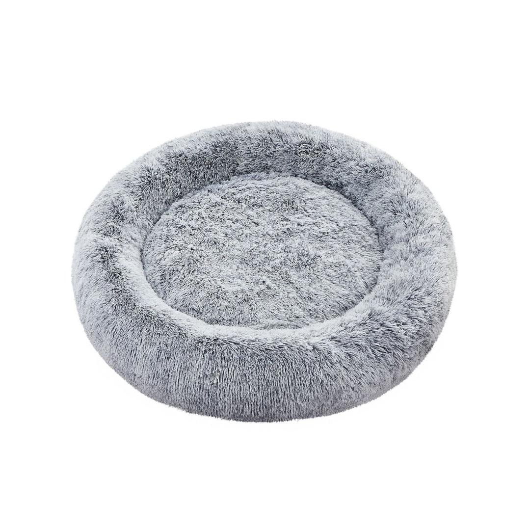 Donut hondenmand met memory foam – extra zacht pluche – afneembare vulling – antislip bodem