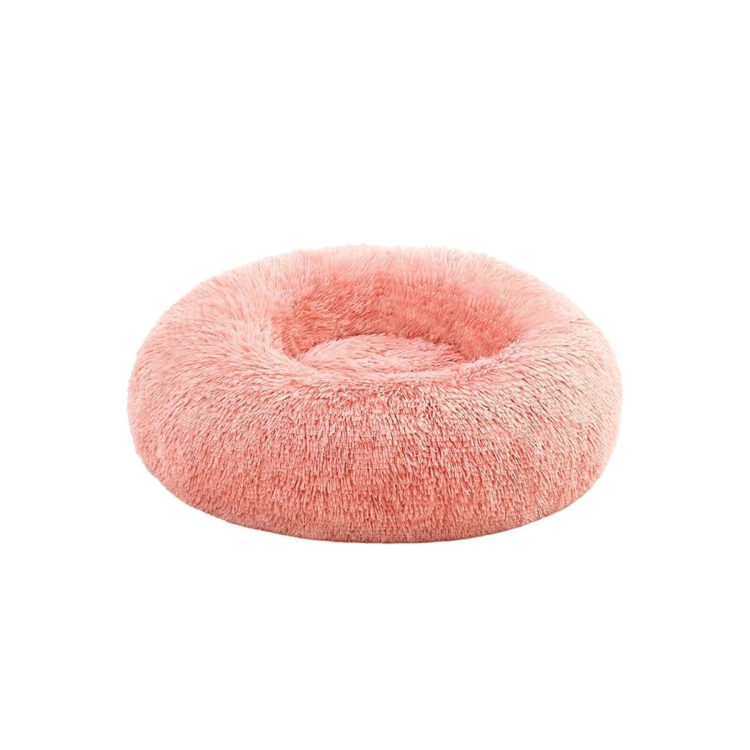 Donut hondenmand met memory foam – extra zacht pluche – afneembare vulling – antislip bodem