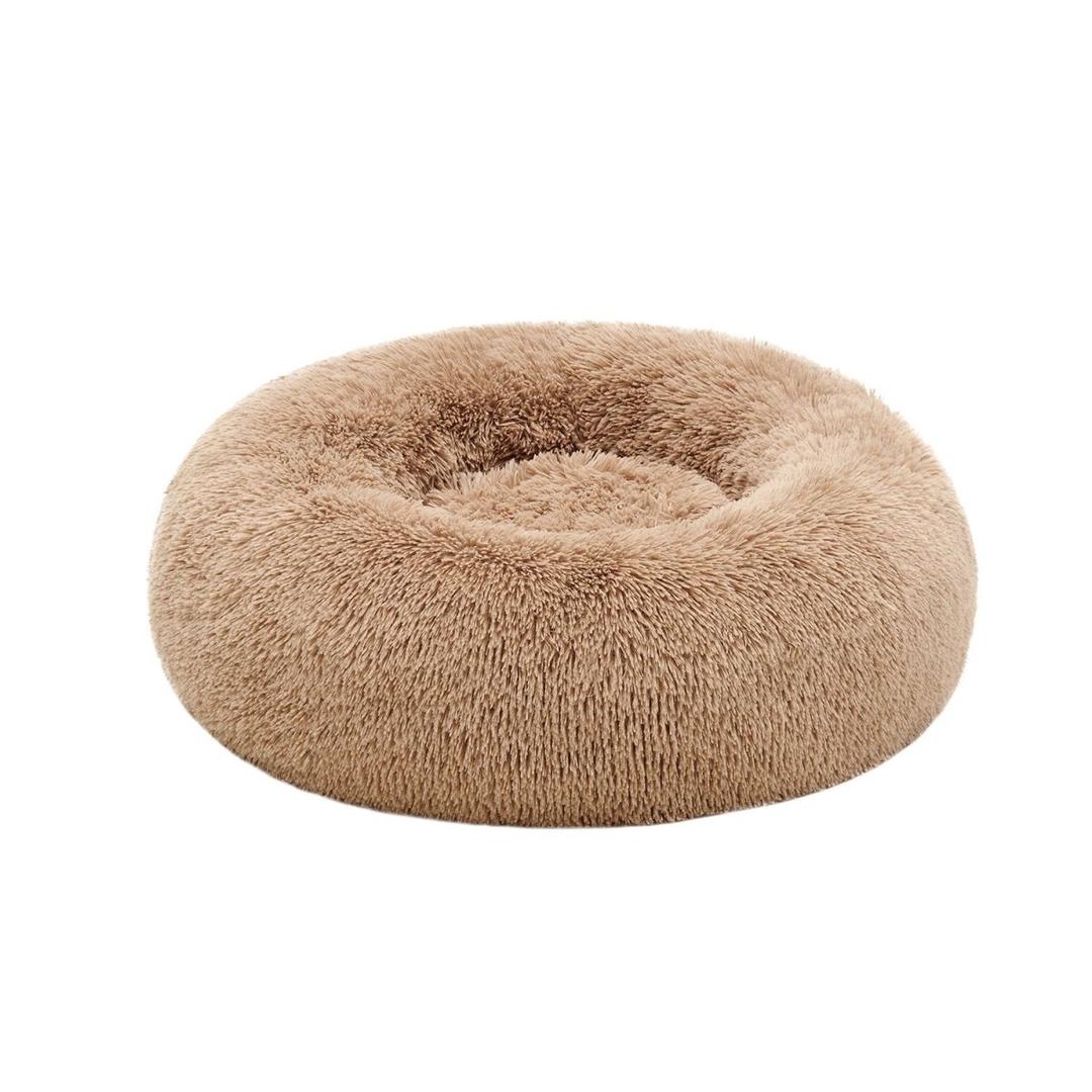 Donut hondenmand met memory foam – extra zacht pluche – afneembare vulling – antislip bodem