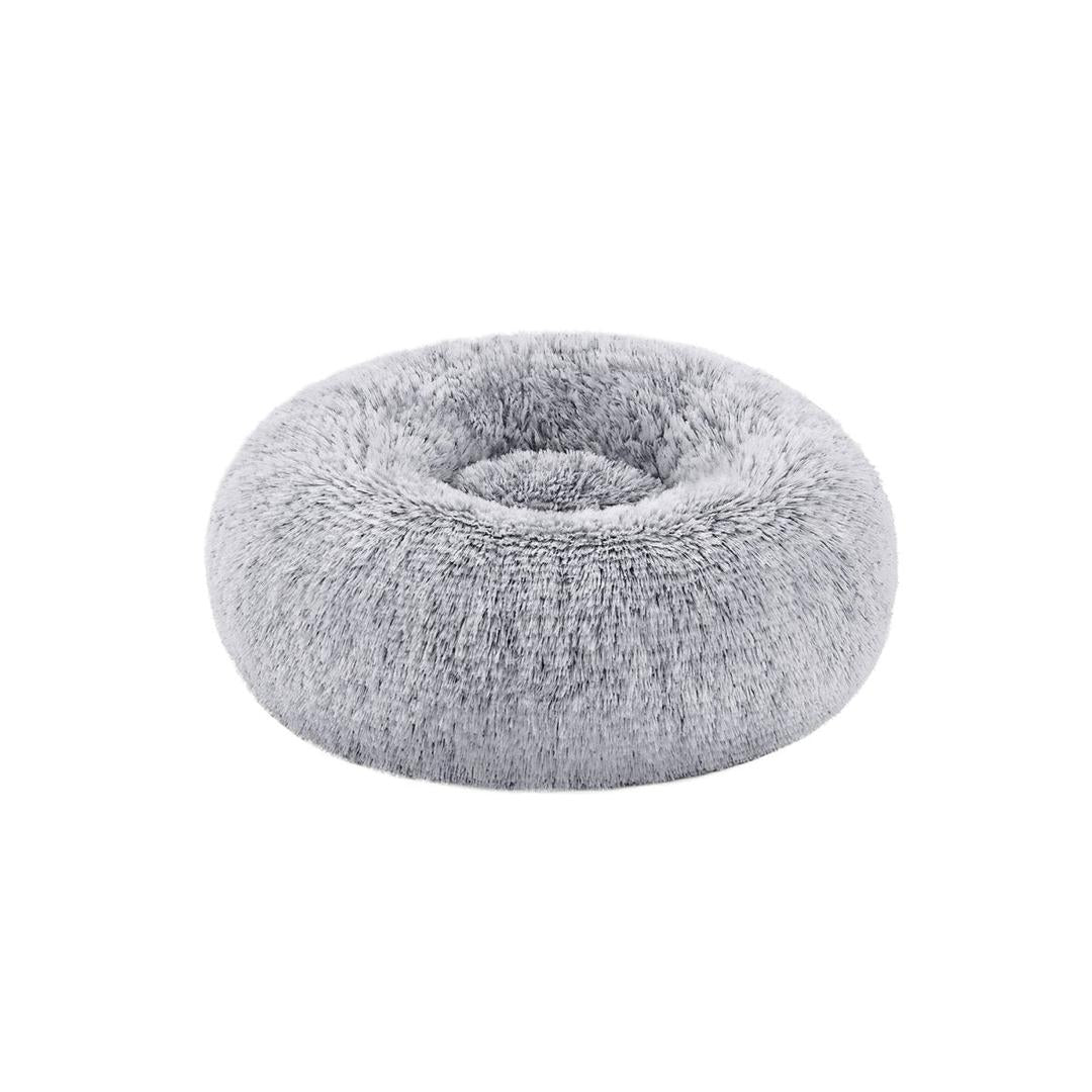 Donut hondenmand met memory foam – extra zacht pluche – afneembare vulling – antislip bodem