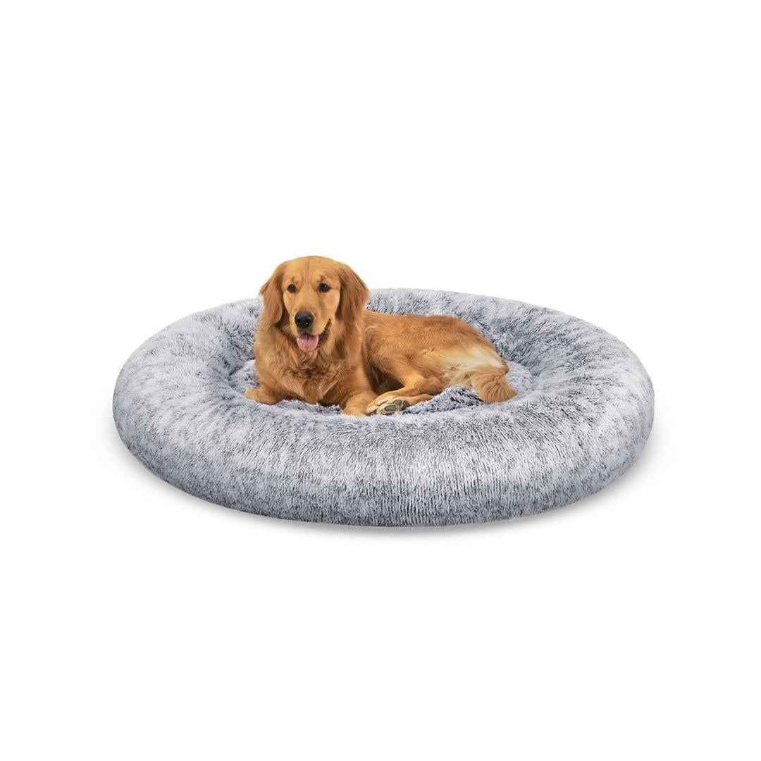 Donut hondenmand met memory foam – extra zacht pluche – afneembare vulling – antislip bodem
