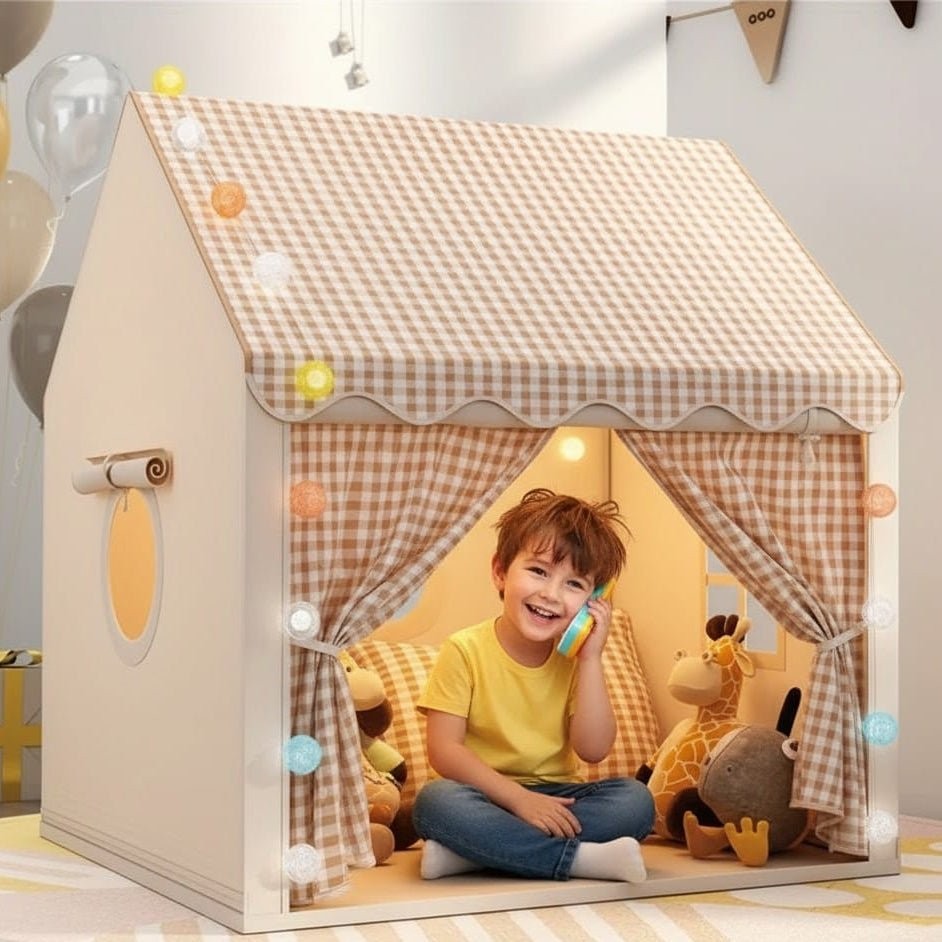 Dorvik product van katoen mix + fiberglass poles – sfeerbeeld in huis
