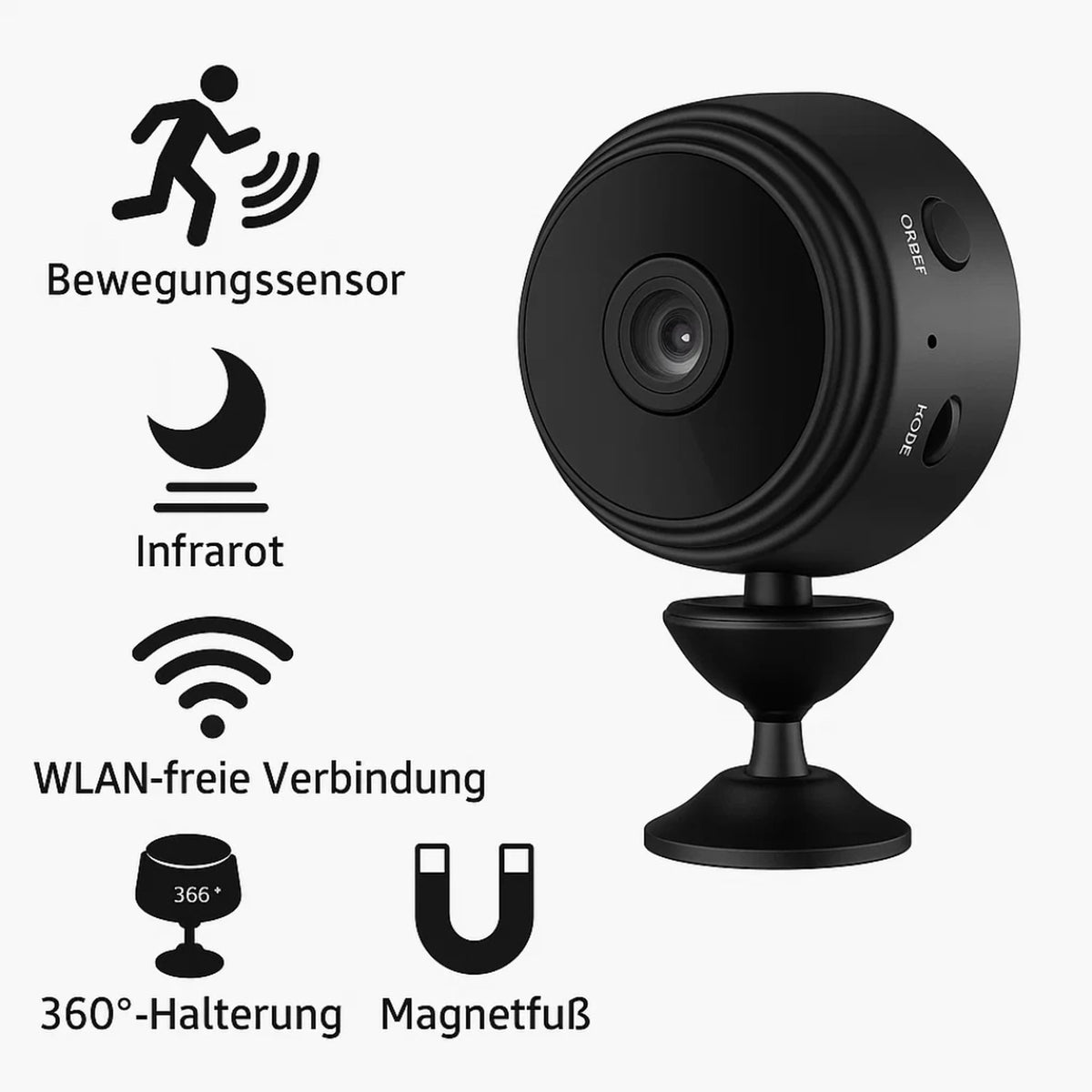 achteruitrijcamera – detailfoto van de afwerking
