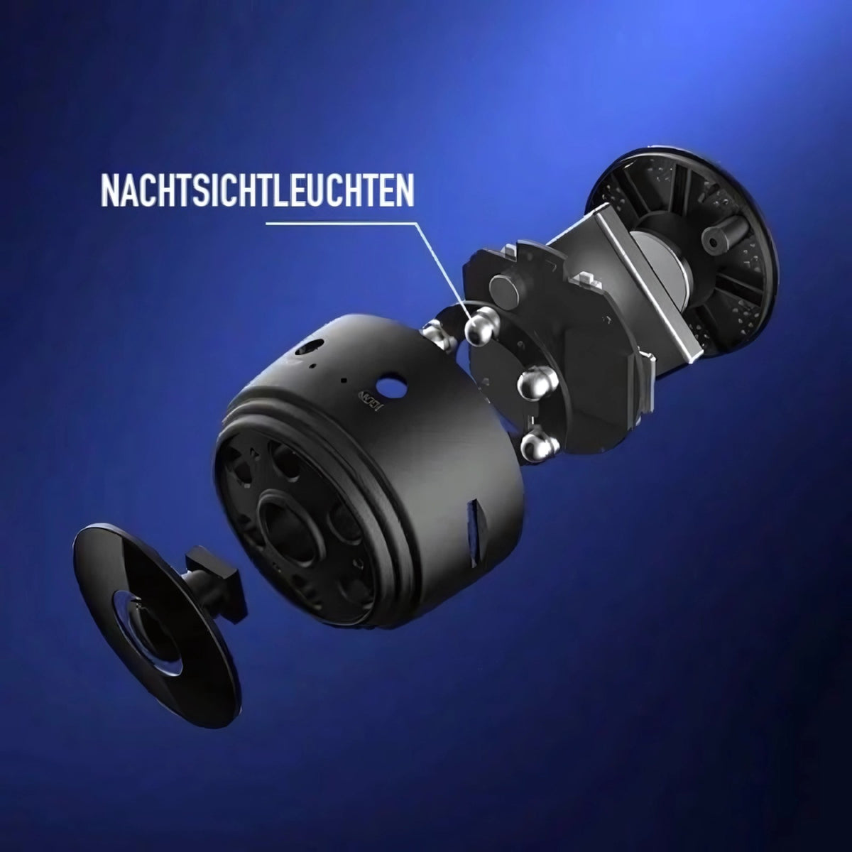 achteruitrijcamera – van bovenaf gezien