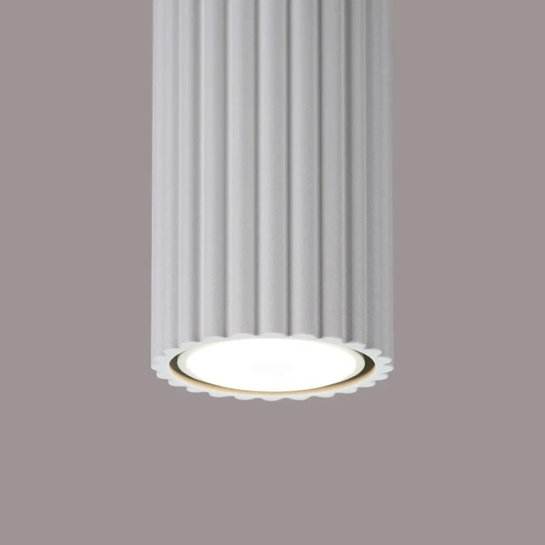 Witte Plafondlamp KARBON 10 – Moderne Lamp voor Woonkamer, Keuken of Hal