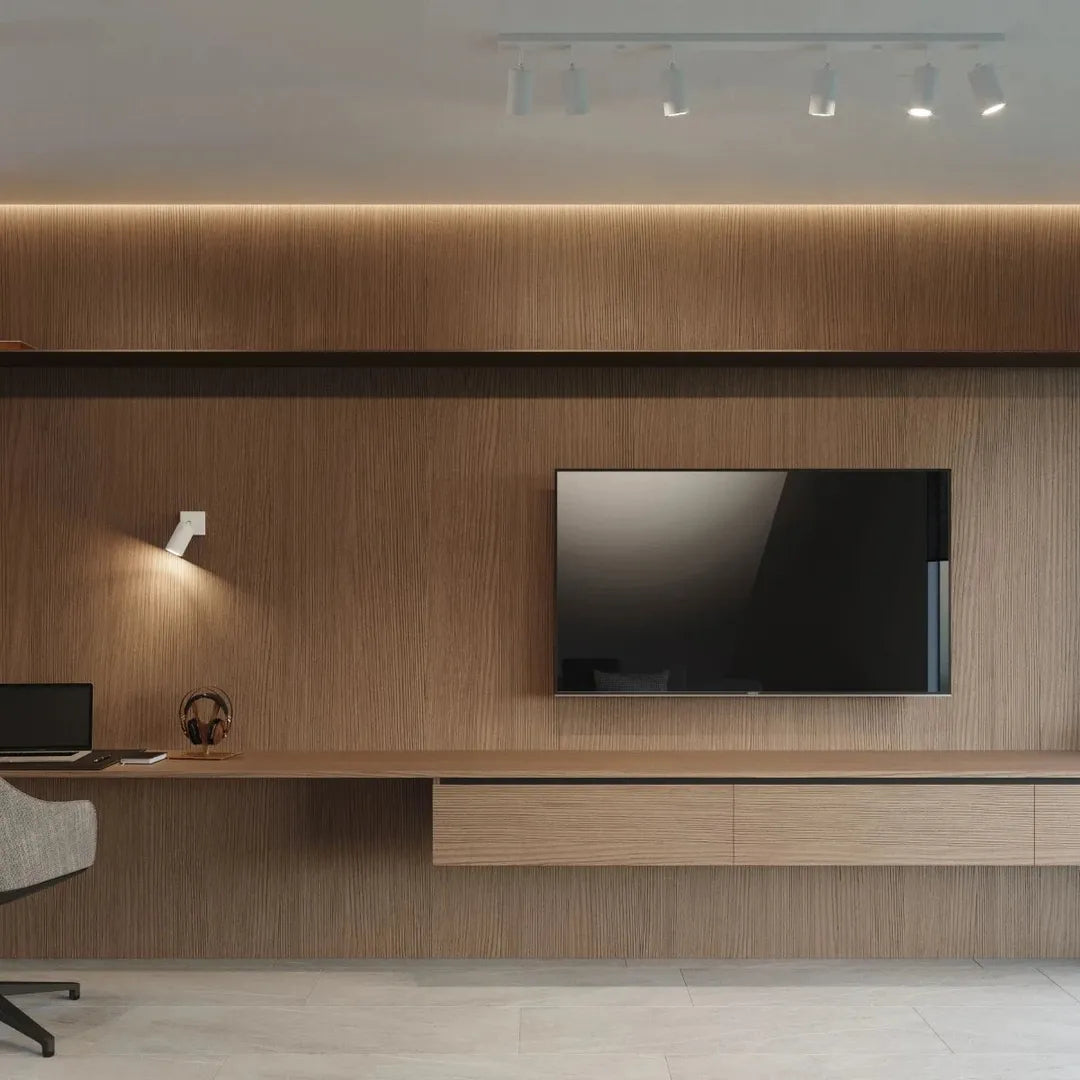 Witte Plafondlamp RING met 6 Lichtpunten – Moderne Designlamp voor Woonkamer, Eetkamer of Hal