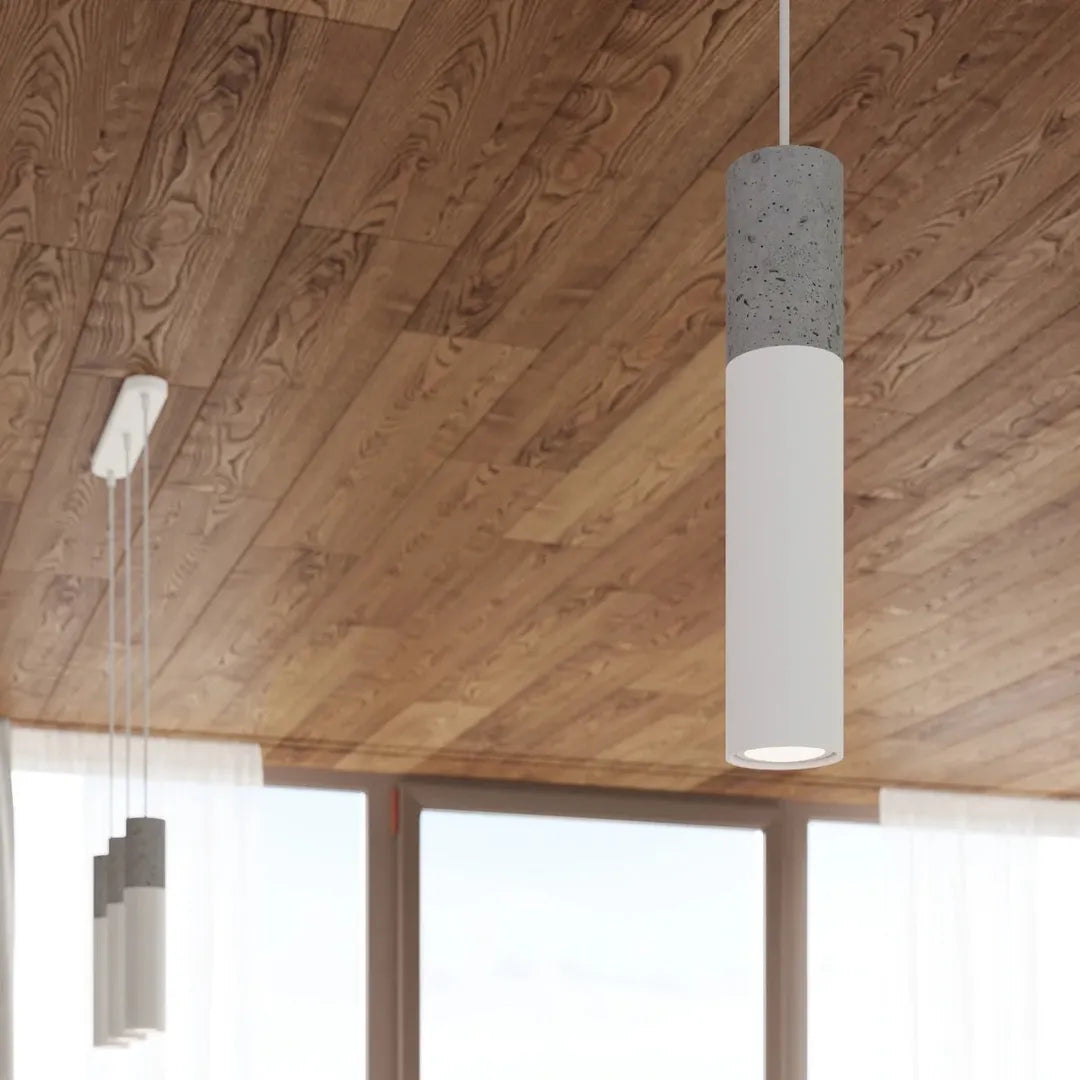 Witte Hanglamp BORGIO met 3 Lichtpunten – Moderne Plafondlamp voor Eetkamer, Keuken of Woonkamer