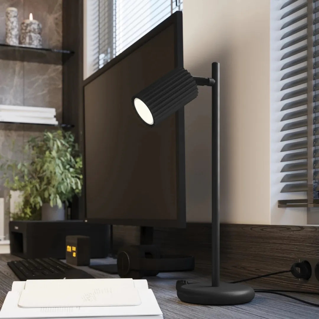 Zwarte Wandlamp KARBON 10 – Moderne Muurlamp voor Woonkamer, Slaapkamer of Hal