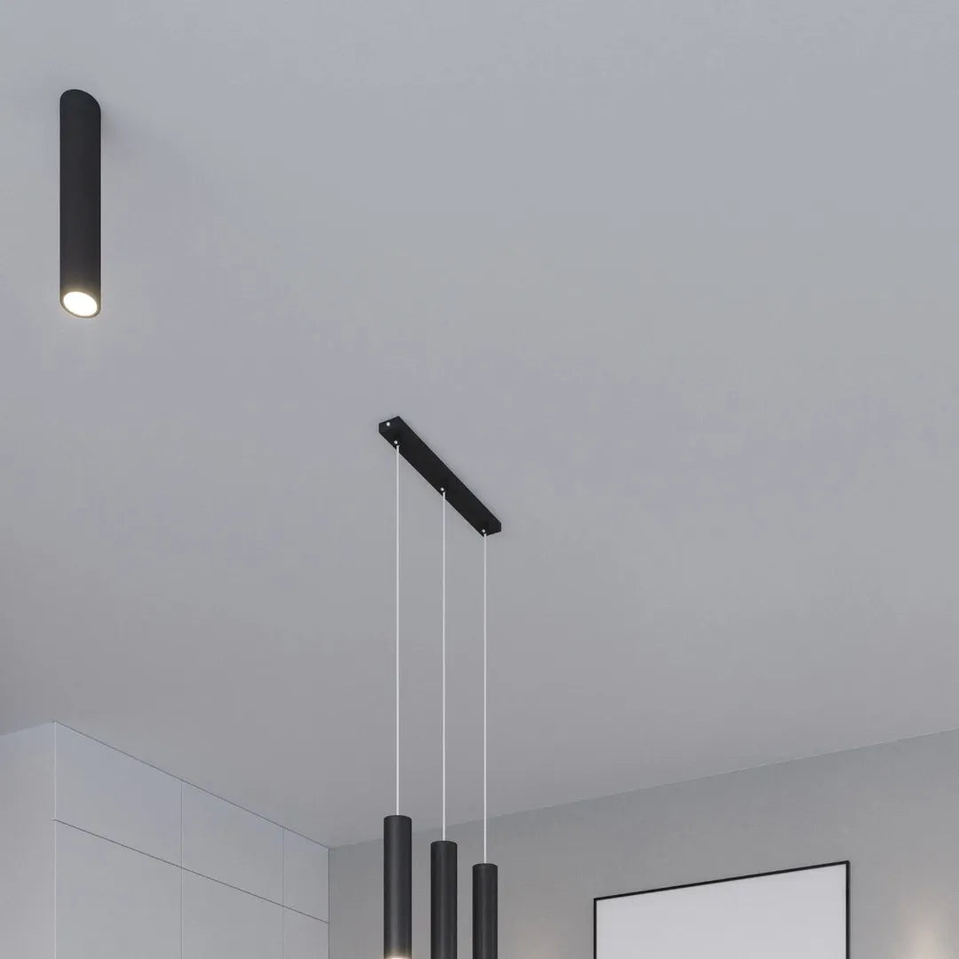 Zwarte Wandlamp LAGOS 2 – Moderne Muurlamp met 2 Lichtpunten voor Woonkamer, Hal of Slaapkamer
