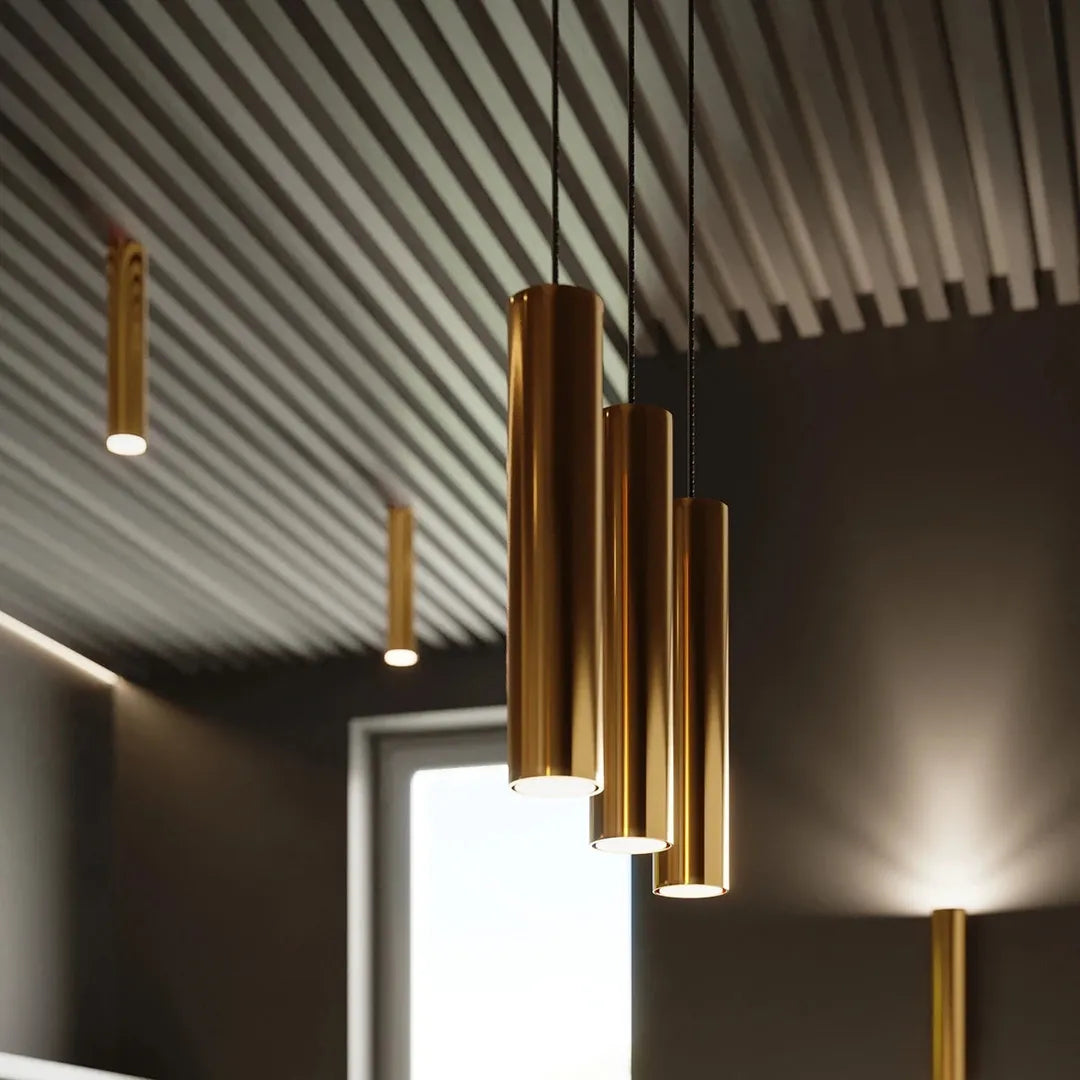 Gepolijste Gouden Wandlamp LAGOS 2 – Moderne Muurlamp met 2 Lichtpunten voor Woonkamer, Hal of Slaapkamer