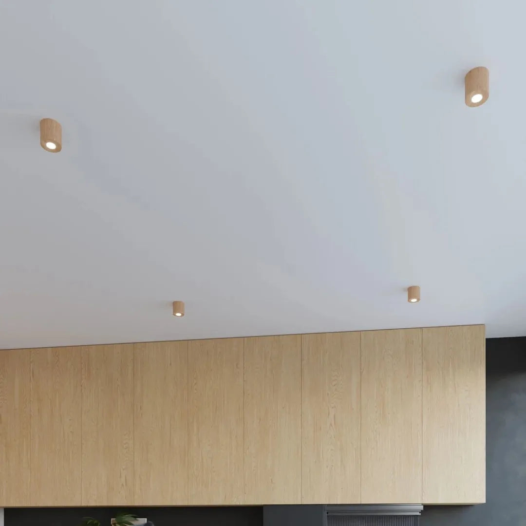 Wandlamp ORBIS van Natuurlijk Hout – Moderne Muurlamp voor Woonkamer, Slaapkamer of Hal